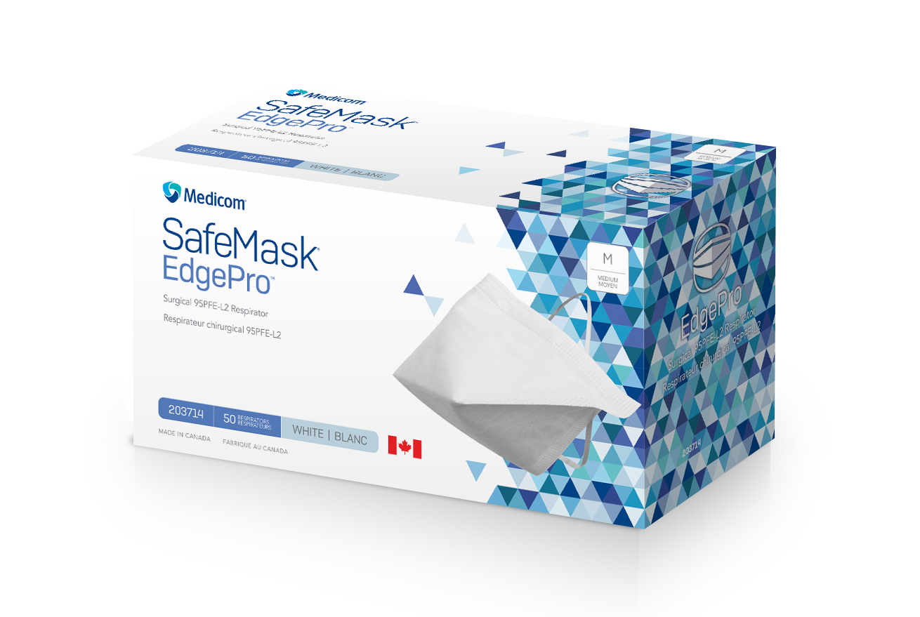 Image MASQUE SAFEMASK EDGEPRO 95PFE L2 MOYEN BLANC